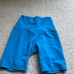 Five dancewear blue biker shorts!